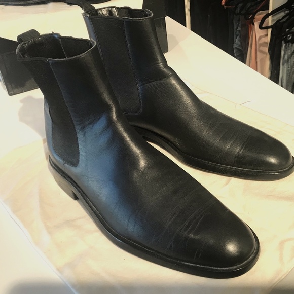 Gucci black Chelsea boot (US 9.5) Gucci size 8.5, Almond toe,Men - Picture 1 of 16